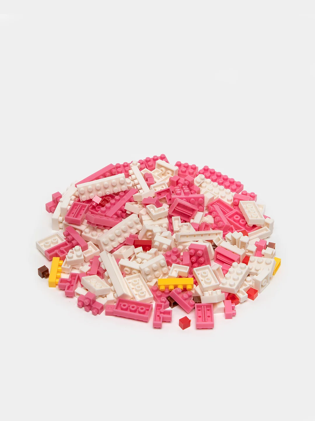 Пастельно-коралловый детский 3D конструктор, игрушка развивающая