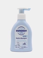 Средство для купания и шампунь SANOSAN, 200 мл