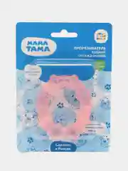 Прорезыватель МАМА ТАМА водный, охлаждающий "Колечко", 0 мес.+, цвет: розовый