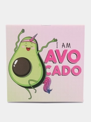 Блокнот "I am Avocado", 16 листов, 10 х 10 см
