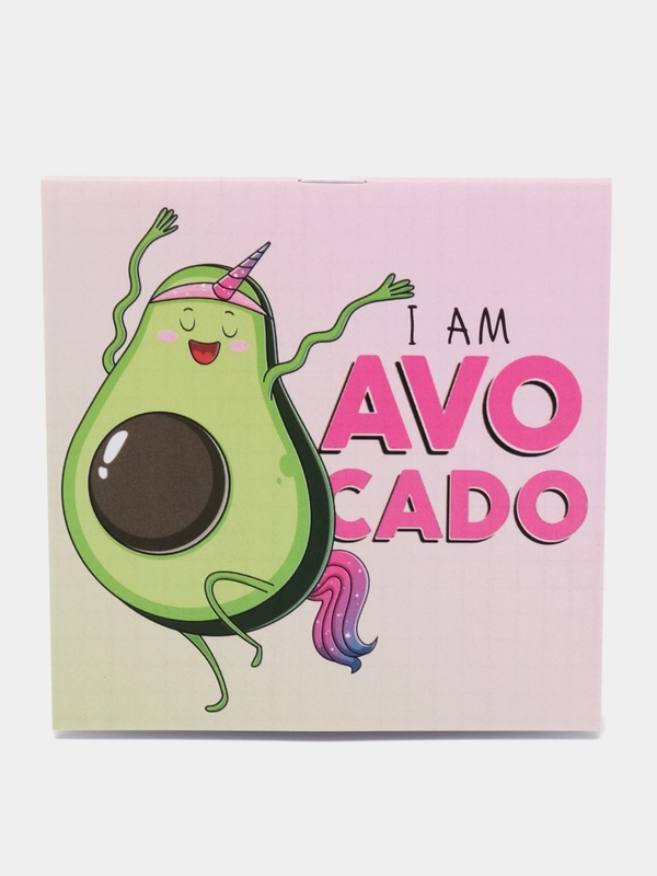 Блокнот "I am Avocado", 16 листов, 10 х 10 см