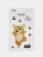 Наклейки на телефон "Корги", 8 х 14 см