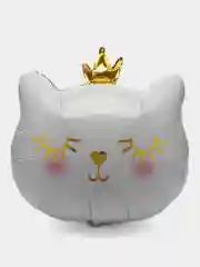 Молочный воздушные шары "Милые зверята": мышка, кошка, собачка, мишка на луне