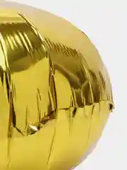 Золотой фольгированный воздушный шар в форме круга, 45 см