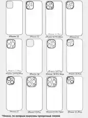 Пленка на iPhone 11/12/12Pro/13 Pro Max/14/15 Pro, Plus, на заднюю часть прозрачная, назад