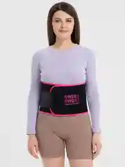 Тёмно-розовый пояс для коррекции фигуры SWEET SWEAT, для поясницы и спины