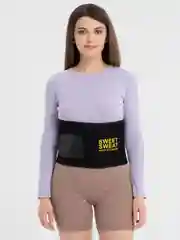Черный пояс для коррекции фигуры SWEET SWEAT, для поясницы и спины