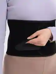 Черный пояс для коррекции фигуры SWEET SWEAT, для поясницы и спины