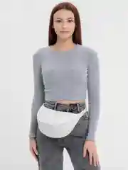 Белый поясная сумка через плечо