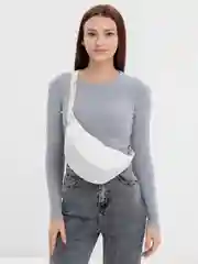 Белый поясная сумка через плечо