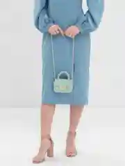 Мятный мини сумка женская, кроссбоди, женская маленькая сумка-клатч через плечо
