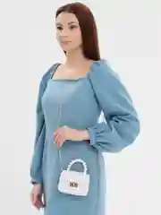 Белый мини сумка женская, кроссбоди, женская маленькая сумка-клатч через плечо