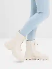 Бежевый полусапоги зимние, ботинки женские зима, Lion