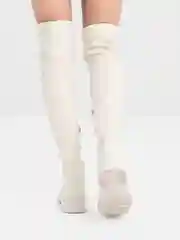 Слоновая кость женские зимние сапоги , высокие
