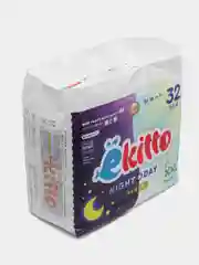 Подгузники трусики Ekitto, 6 размер XXL, для новорожденных детей, от 15-20 кг, 32 шт