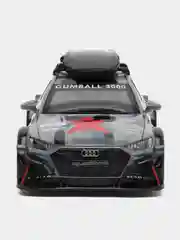Серый машинка металлическая 1:24 AUDI RS6 камуфляж с обвесом, 21 см