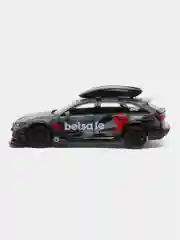 Зеленый машинка металлическая 1:24 AUDI RS6 камуфляж с обвесом, 21 см