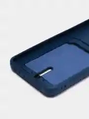 Синий чехол Tecno Spark 8C Spark Go 2022, Техно Спарк 8С Го, с карманом для карт