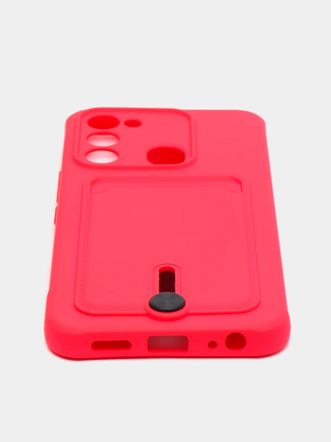 Синий чехол Tecno Spark 8C Spark Go 2022, Техно Спарк 8С Го, с карманом для карт