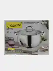 Кастрюля Maestro MR-3515-22 с крышкой, 4,9 л, 22 см