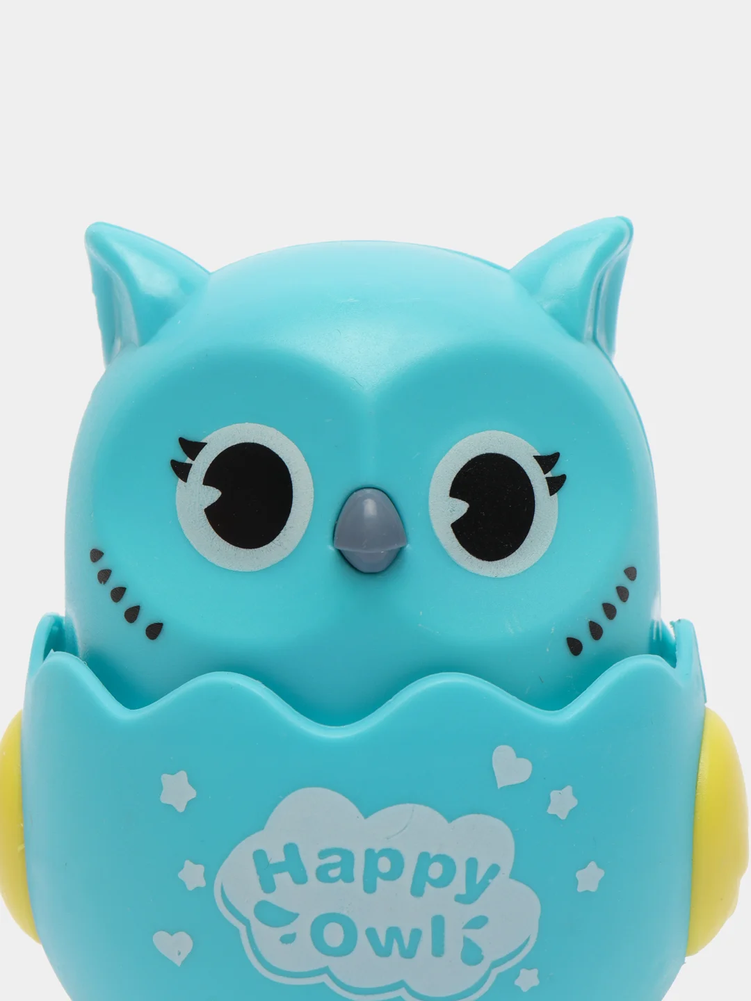 Кораллово-розовый сова детская развивающая заводная игрушка, инерционная