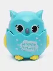Кораллово-розовый сова детская развивающая заводная игрушка, инерционная