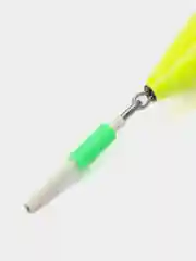 Белый поплавок зимний точеный из бальсы, дерево, рыболовный, зимний