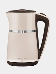 Чайник электрический GALAXY LINE GL0339, бежевый, 1,7 л, 2200 Вт