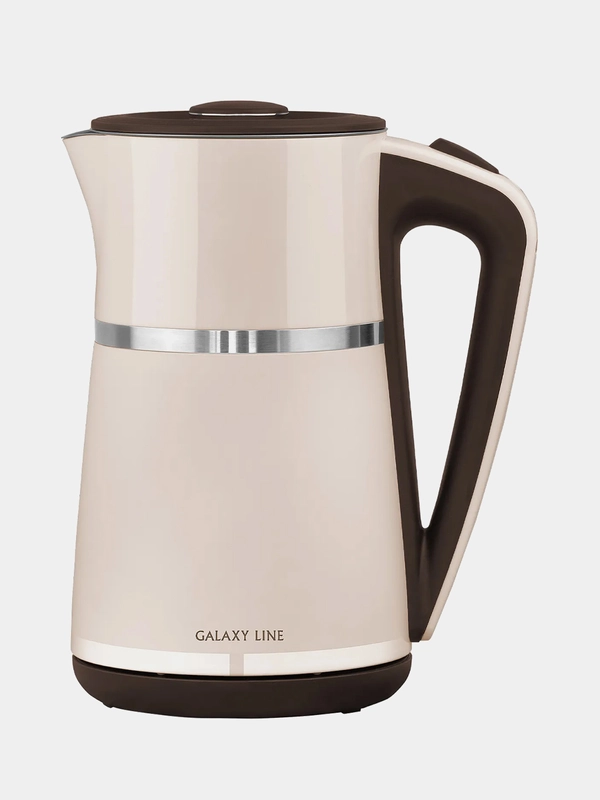 Чайник электрический GALAXY LINE GL0339, бежевый, 1,7 л, 2200 Вт