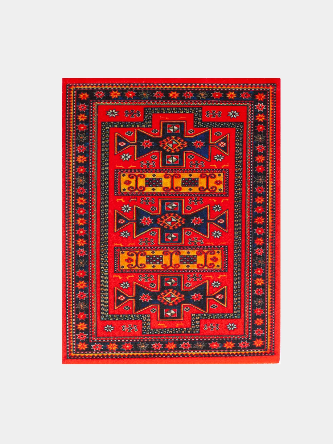 Алый восточный игровой коврик для компьютерной мыши КАРТОФАН с бахромой и рисунком текстильный