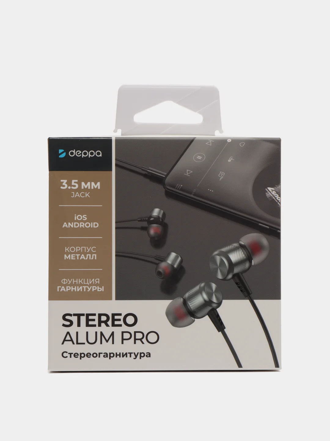 Наушники проводные Deppa Stereo Alum Pro, Stereo Alum Pro Type-C