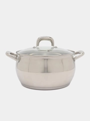 Кастрюля Maestro MR-3515-24 с крышкой, 6,4 л, 24 см