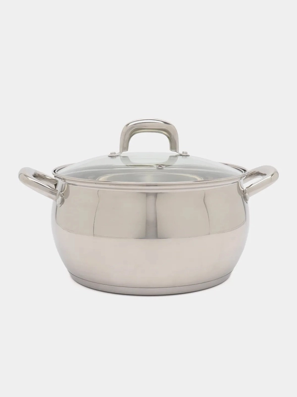 Кастрюля Maestro MR-3515-24 с крышкой, 6,4 л, 24 см