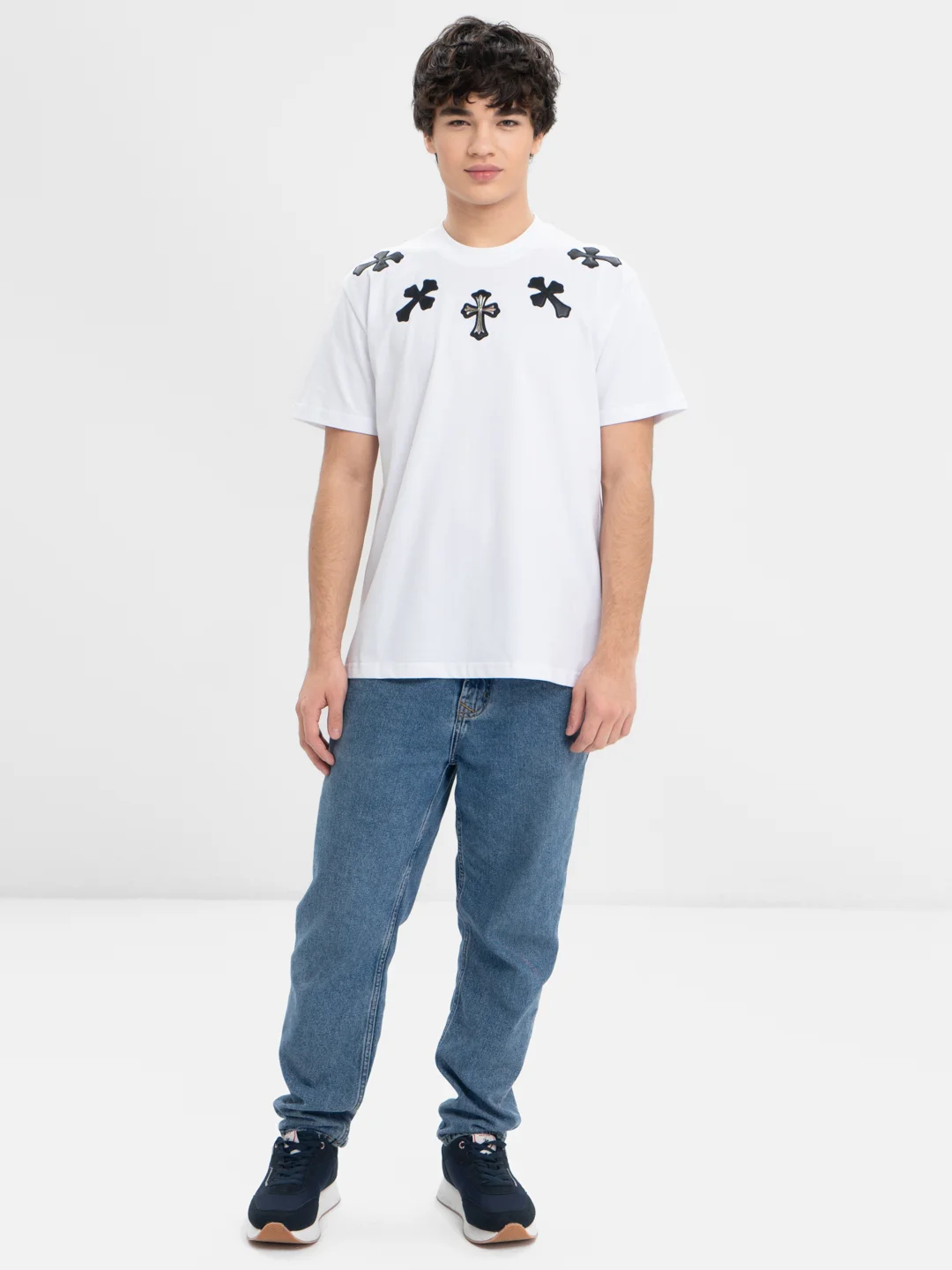 Белый футболка Chrome Hearts