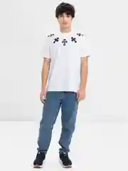Белый футболка Chrome Hearts
