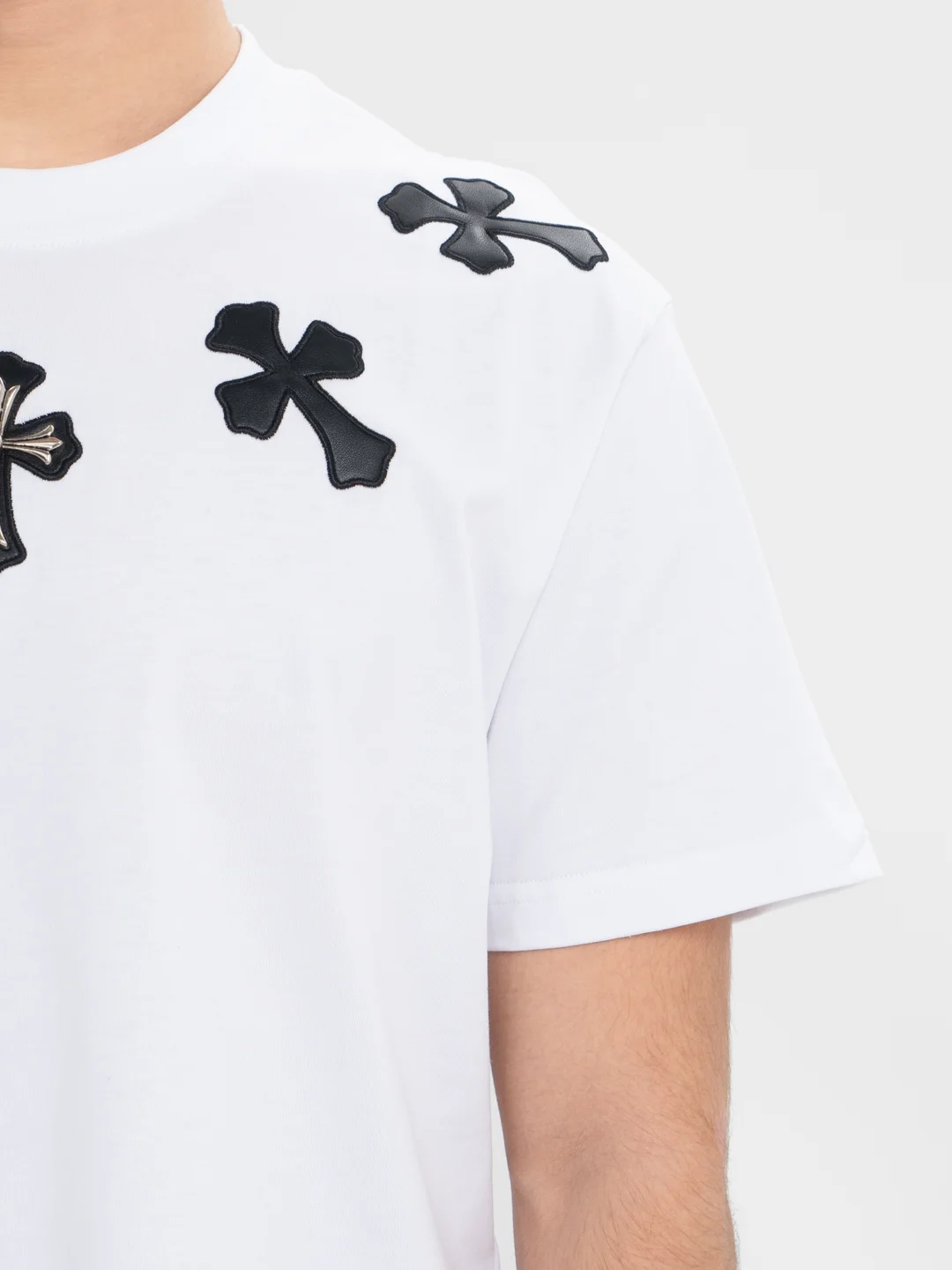 Белый футболка Chrome Hearts