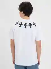 Белый футболка Chrome Hearts