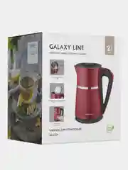 Чайник электрический GALAXY LINE GL0339, красный, 1,7 л, 2200 Вт