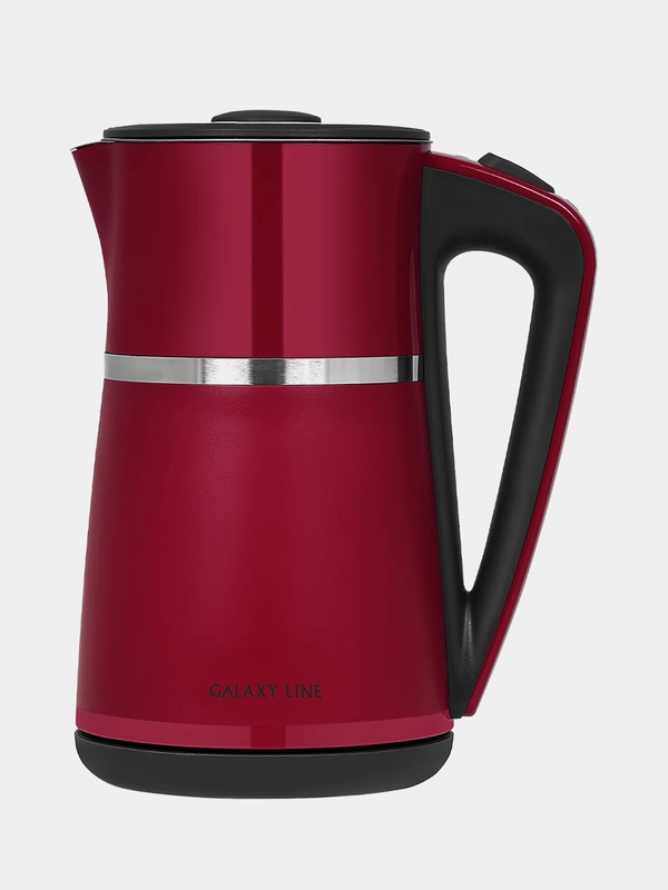 Чайник электрический GALAXY LINE GL0339, красный, 1,7 л, 2200 Вт