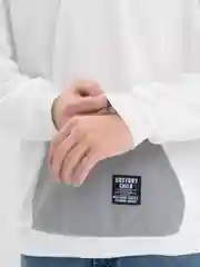 Белый худи мужской