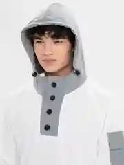 Белый худи мужской