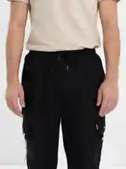 Черный брюки джоггеры утепленные