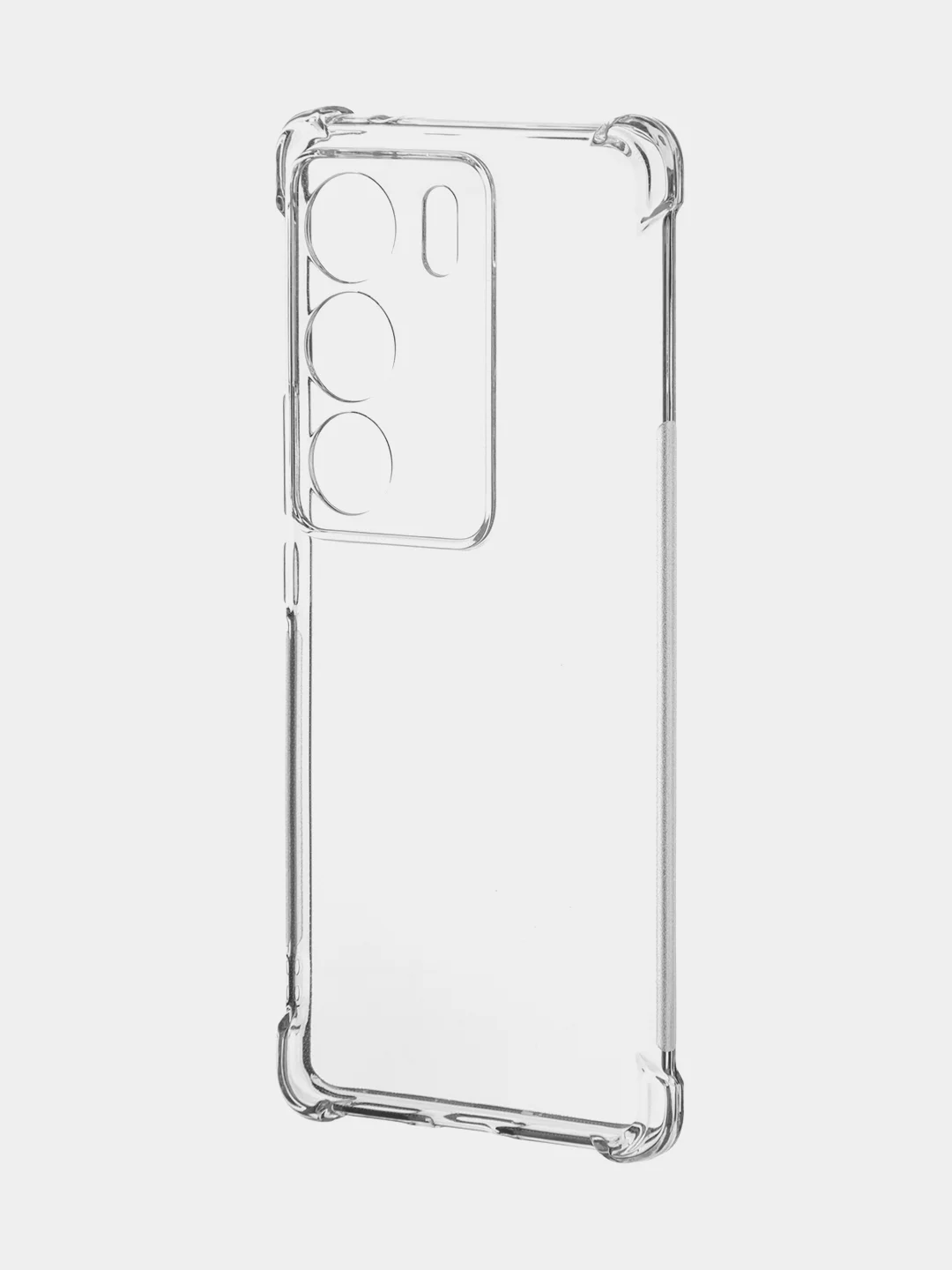 Прозрачный противоударный чехол Vivo V29, силиконовый, ROSCO, с сеткой от прилипания, усиленные углы