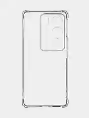 Прозрачный противоударный чехол Vivo V29, силиконовый, ROSCO, с сеткой от прилипания, усиленные углы