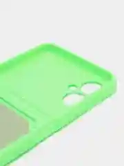 Лайм чехол для Tecno Spark 9 Pro (Техно Спарк 9 Про), с карманом для карт