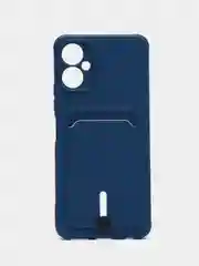 Синий чехол для Tecno Spark 9 Pro (Техно Спарк 9 Про), с карманом для карт