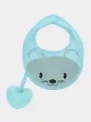 CHICCO Нагрудник с прорезывателем Fresh 3-в-1, 4 мес+, голубой