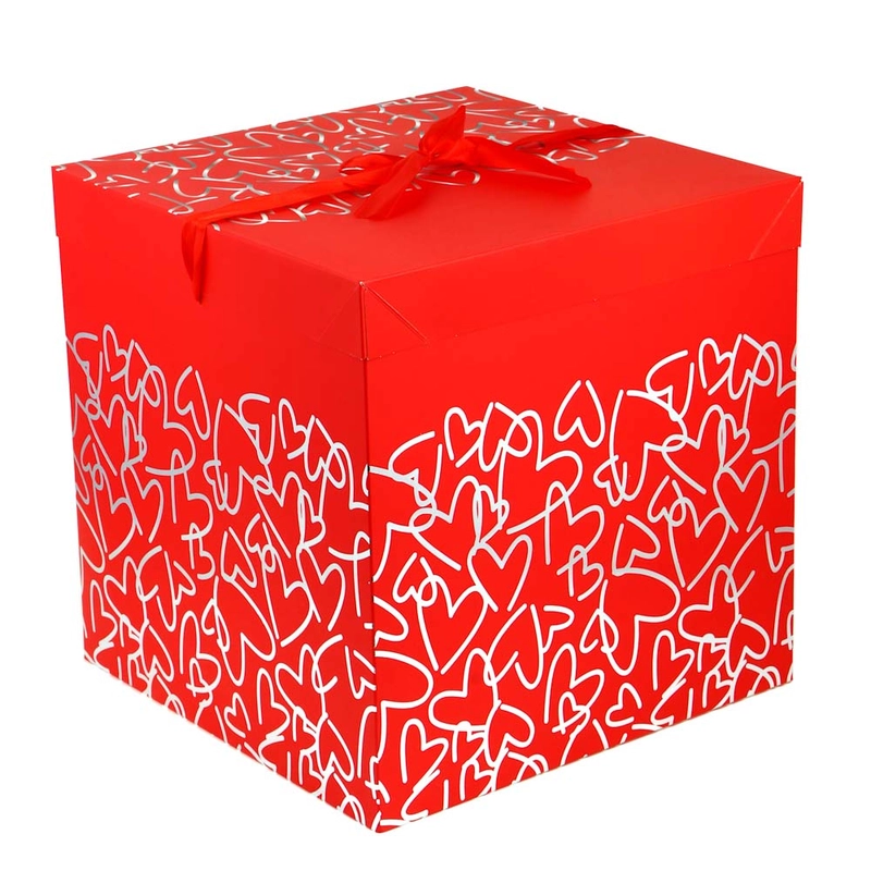 Коробка подарочная 15x15x15 см складная / 121-M /