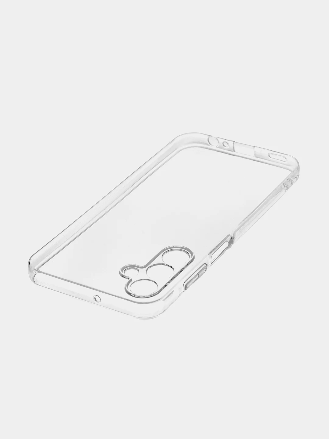 Прозрачный чехол для Samsung Galaxy A15 силиконовый Rosco матовый / прозрачный тонкий с защитой камер