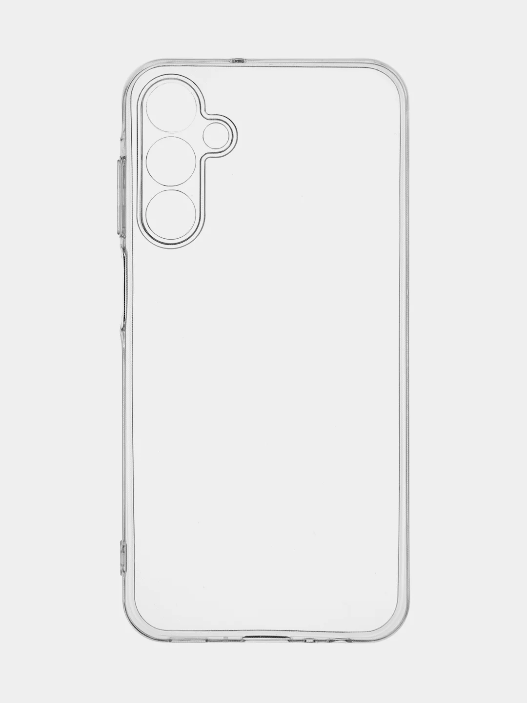 Прозрачный чехол для Samsung Galaxy A15 силиконовый Rosco матовый / прозрачный тонкий с защитой камер